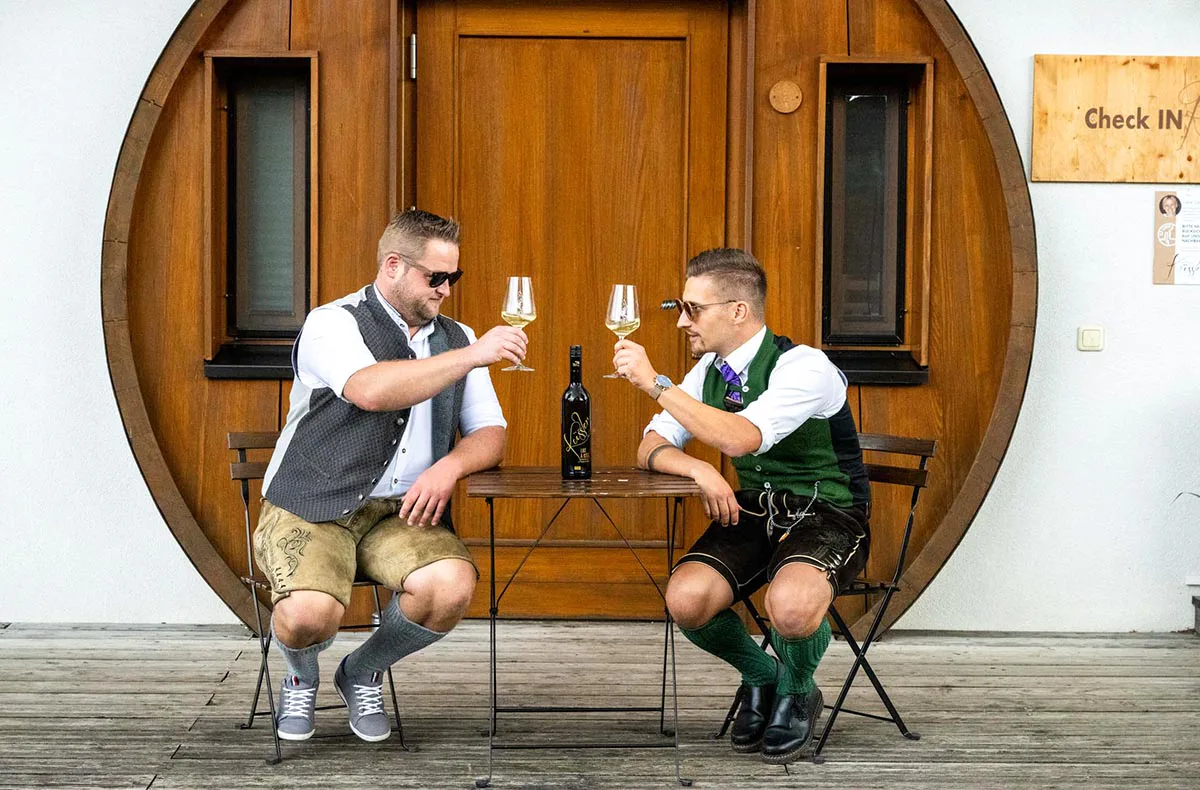 Männer Urlaub in der Weinfass Suite für 2 (1 Nacht) - 2