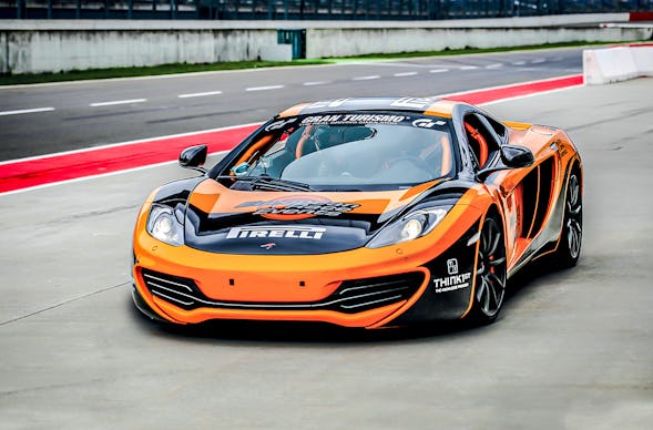 McLaren MP4 12C Rennstreckentraining
