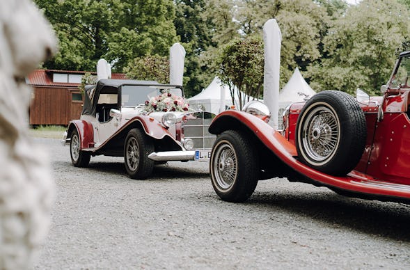 Mercedes Benz Oldtimer fahren Brandis