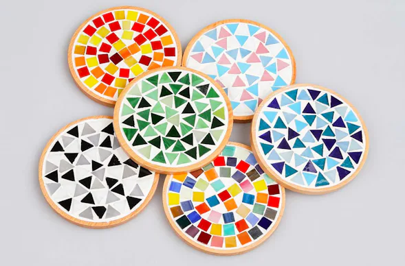 Mosaikuntersetzer selber machen München