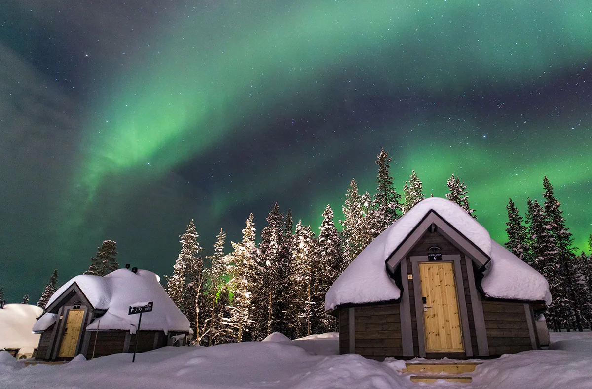 Romantischer Nordlichter-Kurzurlaub in Lappland für 2 - 1
