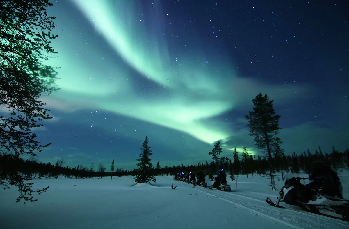 Romantischer Nordlichter-Kurzurlaub in Lappland für 2 - 4
