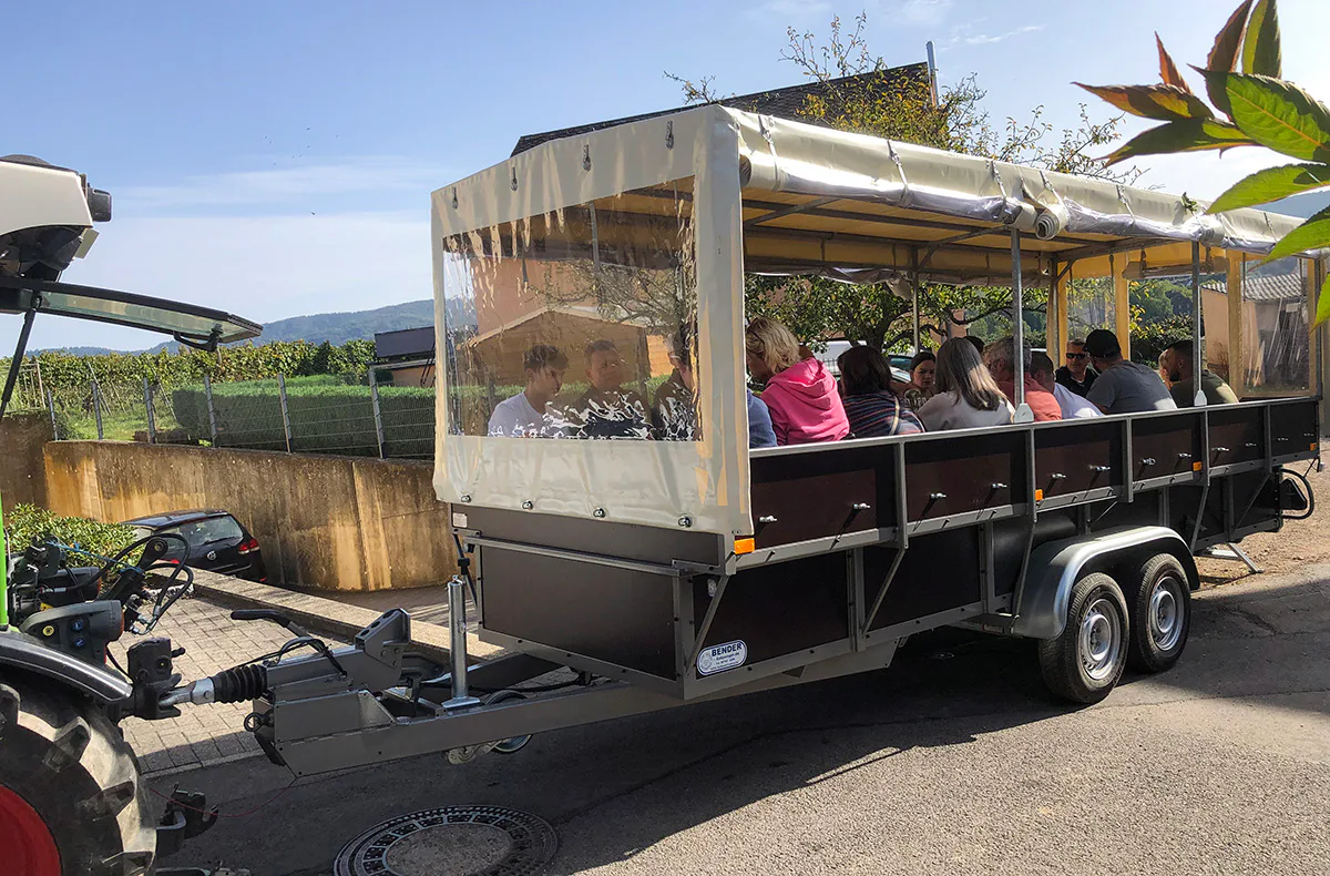 Planwagenfahrt mit Weinprobe Lieser - 2