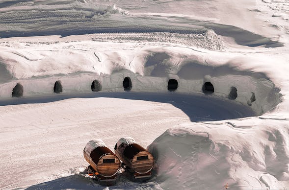 Romantik Iglu Übernachtung Oberstdorf mit Käsefondue (Fr-Sa)