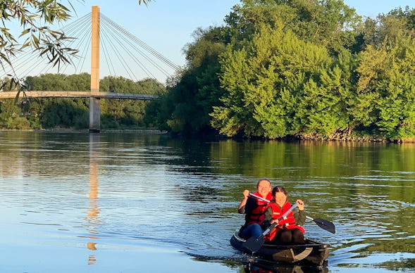 Romantische Kanu Abendfahrt für 2 (5 Std.)