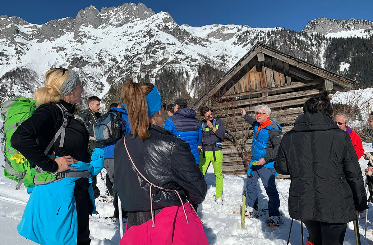 Schneeschuh wandern Lungötz im Lammertal - 4