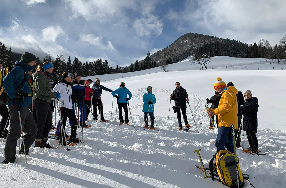 Schneeschuh wandern Lungötz im Lammertal - 5