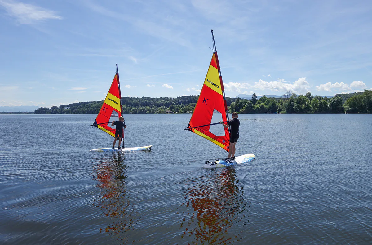 Schnupperkurs Windsurfen Waging am See für 2 - 3