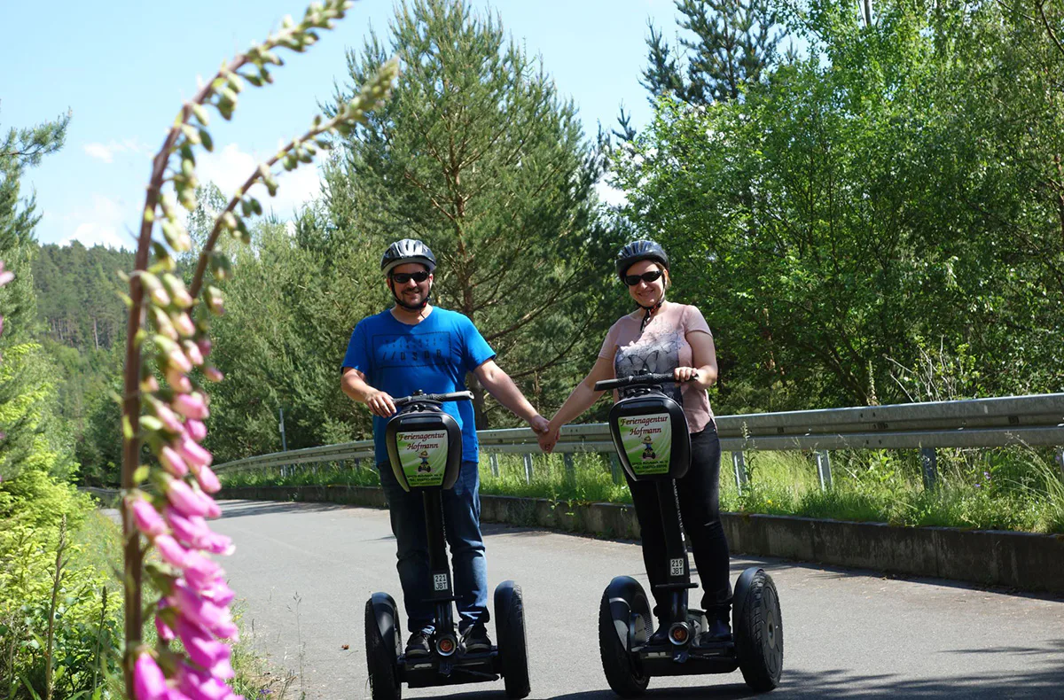 Segway fahren in Talsperre Leibis/Lichte - 4