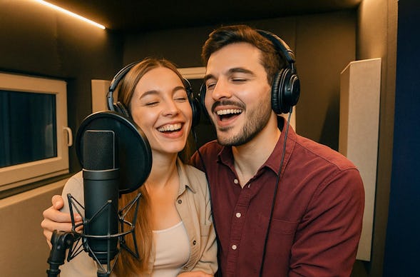 Song aufnehmen für 2 Mannheim