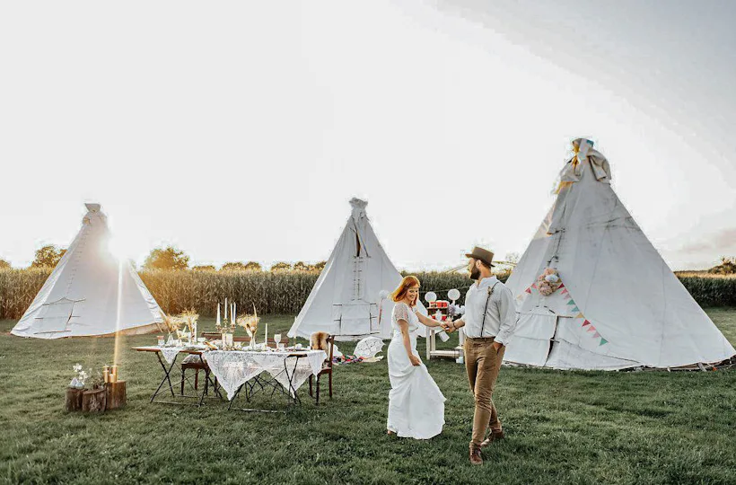 Tipi Übernachtung Bad Salzungen für 2 (1 Nacht)