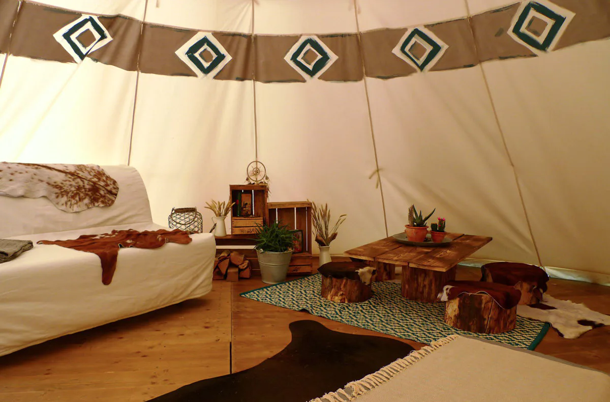 Tipi Übernachtung Bad Salzungen für 2 (1 Nacht) - 3