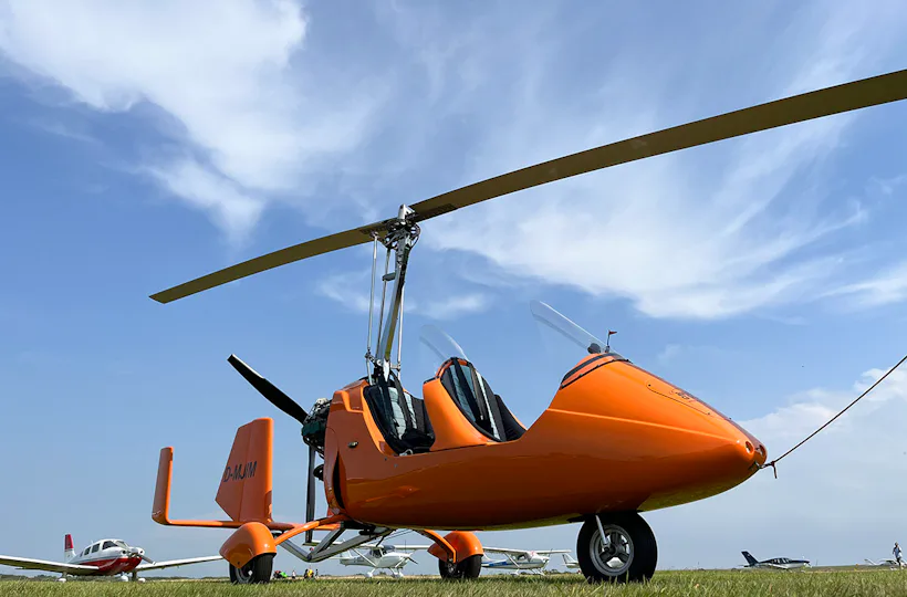 Tragschrauber Flug Rotenburg