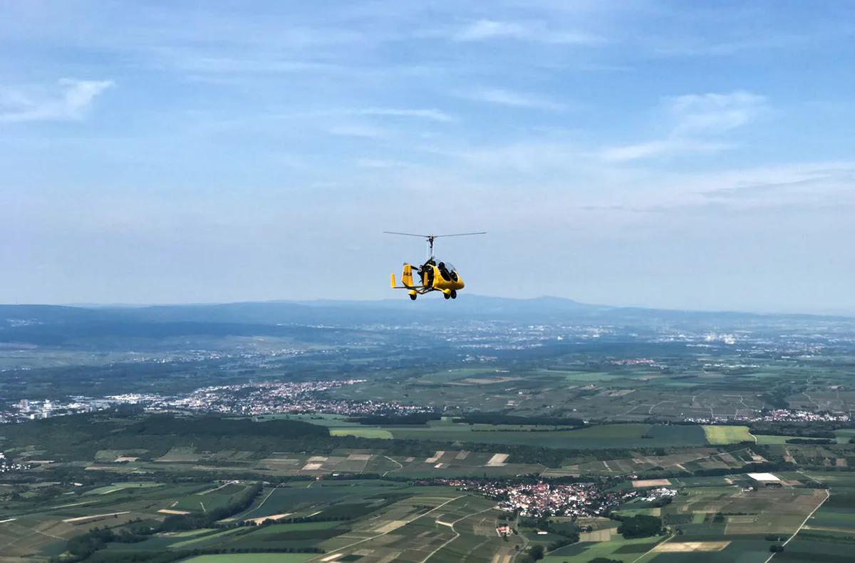 Tragschrauber selber fliegen Mosbach (60 Min.) - 4