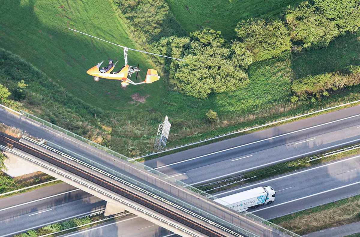 Tragschrauber Rundflug Hörsten - 4