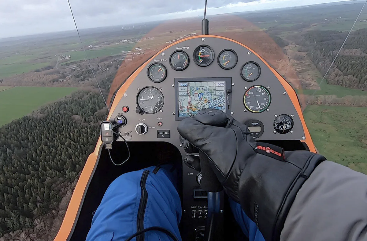 Tragschrauber Rundflug Hörsten - 7