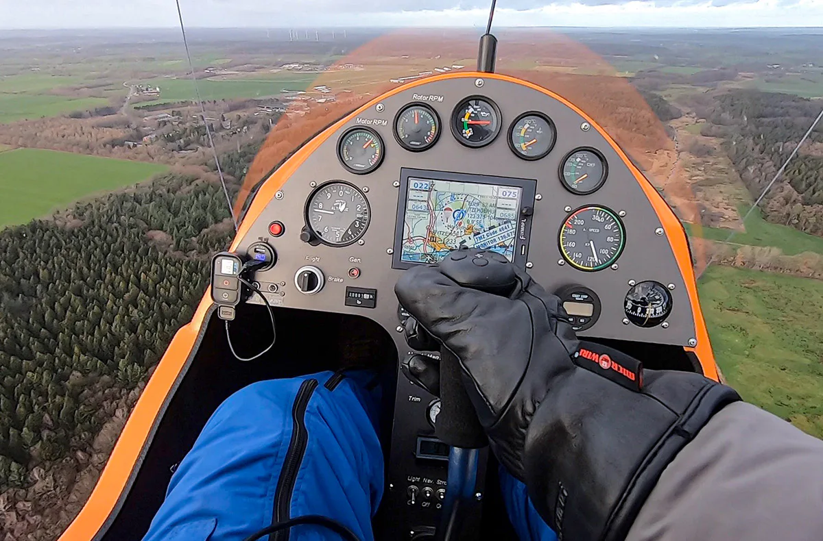 Tragschrauber selber fliegen Hörsten - 3