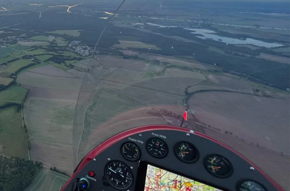 Tragschrauber selber fliegen Magdeburg (60 Min.) - 2