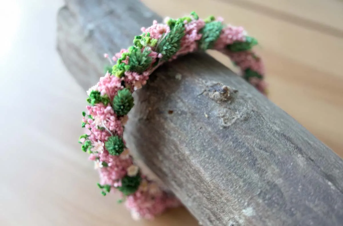 Trockenblumen Haarkranz selber machen Pliening - 5