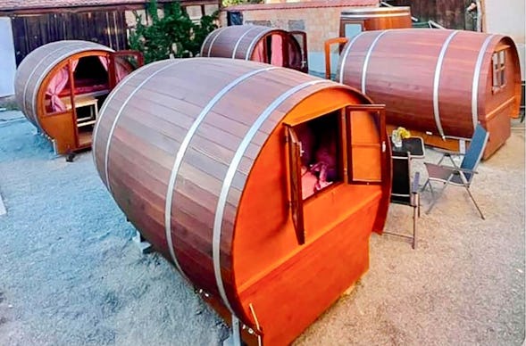 Übernachtung im Fass Ipsheim für 2 (1 Nacht)