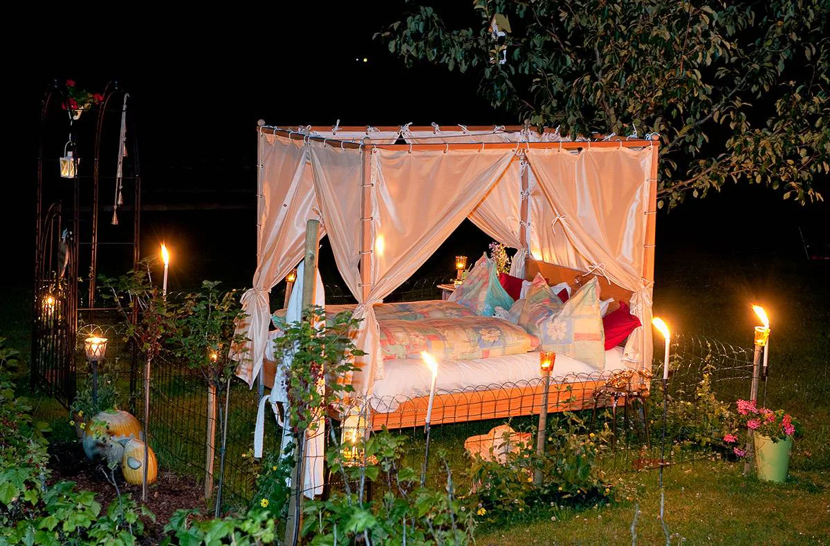 Übernachtung im Garten Himmelbett Dorfgastein für 2 (1 Nacht) - 1