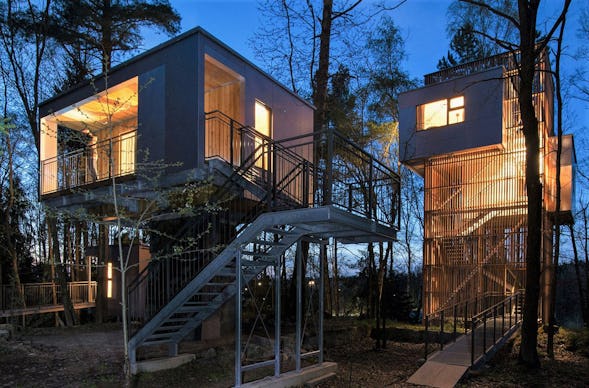 Übernachtung im Haus an der Klippe oder am Teich (Mo-Do)