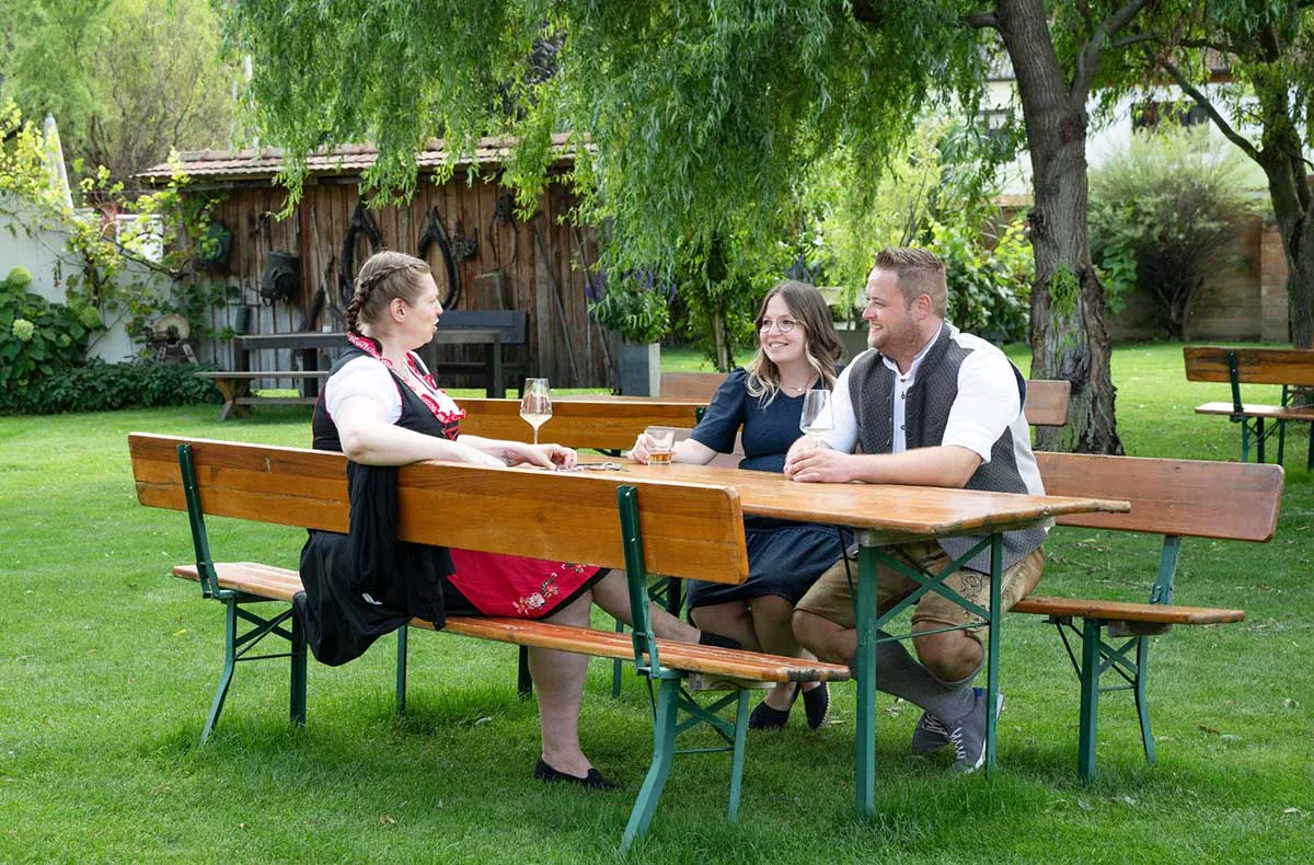 Urlaub mit Freunden im Weinfass Grub an der March - 4