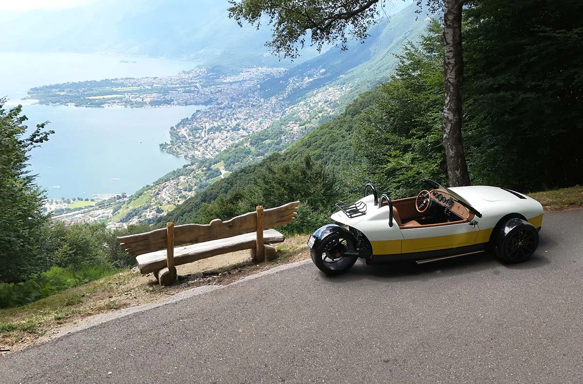 Vanderhall Roadster Fahrt ab Locarno (Day Ride 8h) - 1