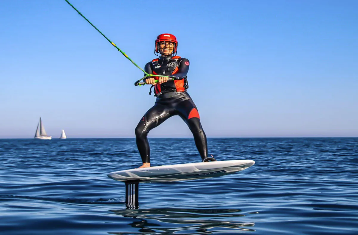 Wakefoiling in Südfrankreich - 1