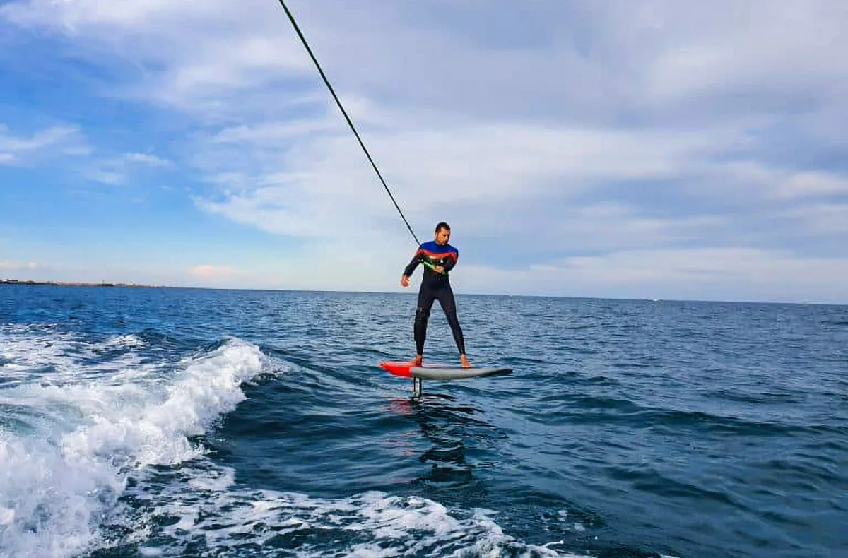 Wakefoiling in Südfrankreich - 3