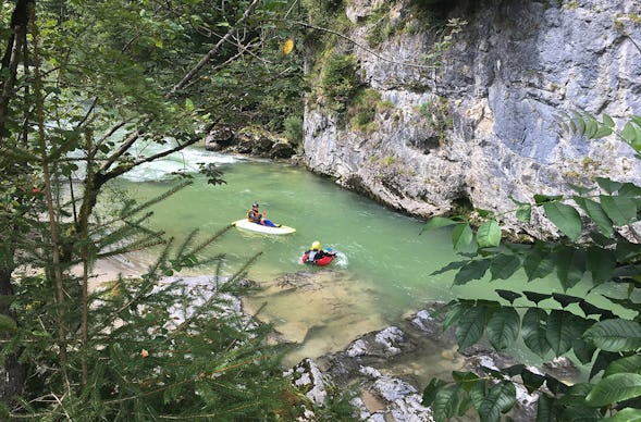 Wildwasser-Tubing Abtenau-Voglau für 2