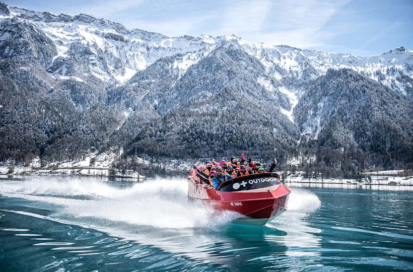Winter Jetboat Ride Raum Thun